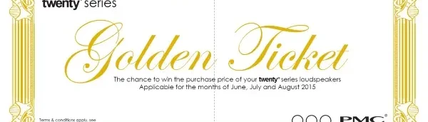 PMC Speakers Golden Ticket