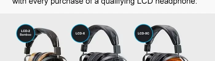 Free Audeze Deckard with every purchase of qualifying LCD Headphones