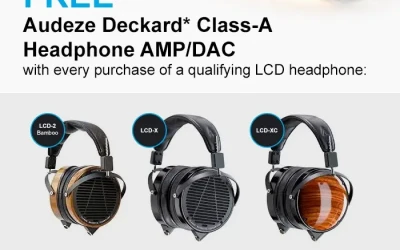 Free Audeze Deckard with every purchase of qualifying LCD Headphones